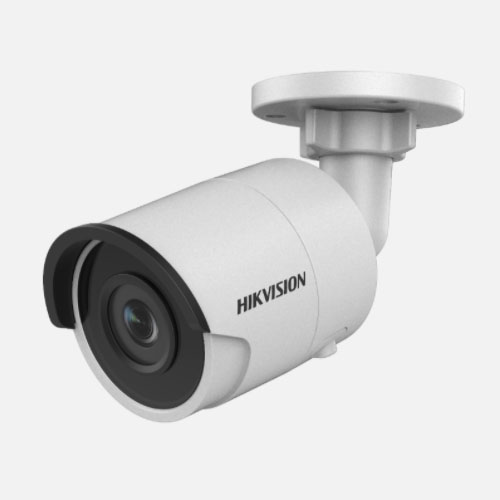 HIK - IP 4MP Camara Bala 2.8mm IR 30m H265+ IP66 12VDC & PoE