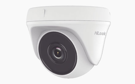 Hilook Hikvision Turret TURBOHD 1080p / Lente 2.8 mm / 20 mts IR EXIR / 4 Tecnologías (TVI / AHD / CVI / CVBS) / Uso en Interior - THC-T120-PC